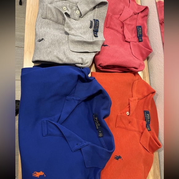 Lot of 4 Polo Ralph Lauren size Medium and 1 Large - Picture 1 of 1